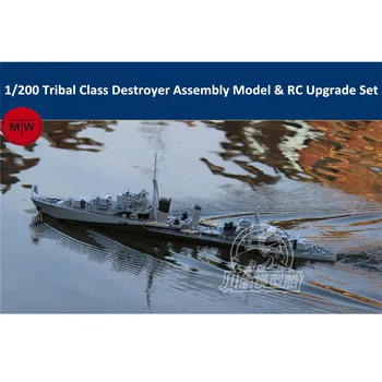 1/200 Ölçekli Tribal Sınıf Destroyer Montaj Modeli ve RC Yükseltme Seti