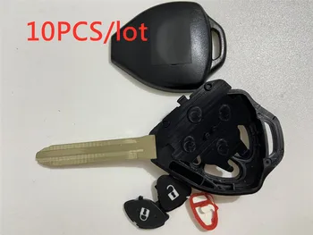 10 adet / grup Anahtar Kabuk Toyota Corolla İçin Camry2 / 3 / 4 Düğme Uzaktan Araba Anahtarı Durum TOY43 Bıçak