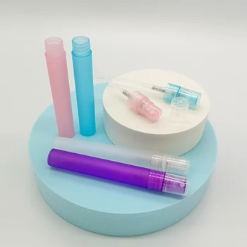 100 adet 3ml / 5ml / 10ml Taşınabilir Atomizer Boş Sprey Şişeleri parfüm kalemi örnek şişesi Kozmetik Plastik Seyahat makyaj Kapları