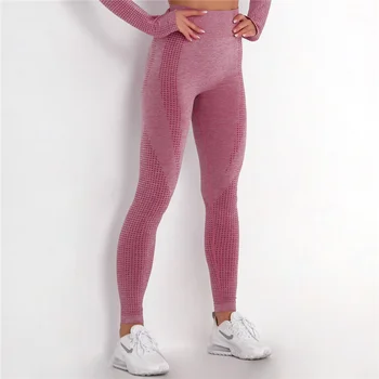 14 Renkler Yüksek Bel Dikişsiz Tayt Kadınlar İçin Katı Push Up Leggins Atletik Ter Pantolon Spor Spor Tayt