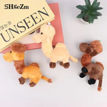 15 cm Çöl Deve Anahtarlık Peluş Küçük Kolye Bebek Doldurulmuş Hayvanlar Çocuk Oyuncakları Ev Dekorasyon mezuniyet hediyesi