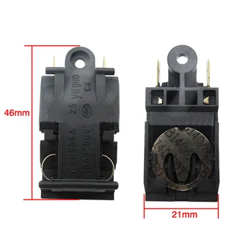 2 adet 13A 16A sıcaklık kontrol anahtarı elektrikli su ısıtıcısı termostat anahtarı buhar orta mutfak aletleri parçaları aksesuarları siyah