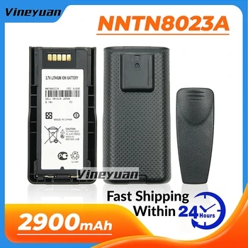 2900mAh NNTN8023, NNTN8023A, NNTN8023AC motorola pili MTP3100 MTP3150 MTP3250 İki Yönlü Telsiz bataryası ile Kemer Klipsi