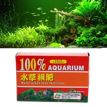 36 adet / kutu Akvaryum Su Bitki Kök Gübre Sucul Su Bitki Gübreleri Tabletler Hızlı Büyüme Beslenme Balık Tankı Gölet