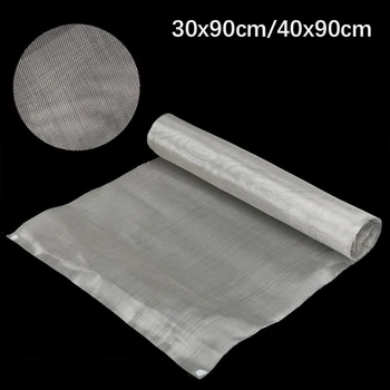 50/100/120 Mesh 40x9 0cm / 30x90cm 304 paslanmaz çelik tel örgü filtre tamir sabit örgü filtre dokuma tel elek filtre