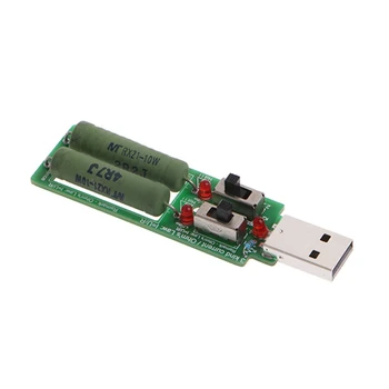 517A USB Direnç Elektronik Yük w/Anahtarı Ayarlanabilir 3 Akım 5V Direnç Tes