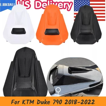 Aksesuarları Motosiklet Arka klozet kapağı Kuyruk Bölüm Fairing Kukuletası KTM Duke 790 2018-2022 için 2021 2020 Karbon Fiber Siyah