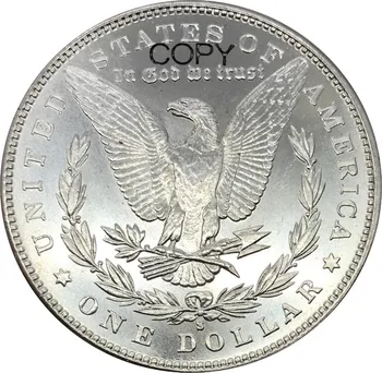 Amerika birleşik devletleri 1 Bir Dolar Morgan Dolar 1894 s Cupronickel Gümüş Kaplama Kopya Paraları