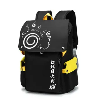 Anime Uzumaki Sırt Çantası Cosplay Öğrenci Sasuke Okul Çantaları seyahat çantaları Oxford çanta