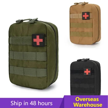 Avcılık Survival Askeri EDC Paketi Molle Taktik Bel Çantası Ilk Yardım Çantası Açık SOS Kılıfı Ordu Tıbbi Kiti bel kemeri Sırt Çantası