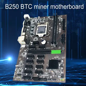 B250 Madencilik Uzmanı 12 PCIE madencilik teçhizatı BTC ETH Madencilik Anakart asus İçin LGA1151 USB3. 0 SATA3 Intel B250 B250M DDR4 Desteği VGA