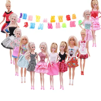 Bebek Son süslü elbise Fit 1/12 Barbie Aksesuarları Doğum Günü Festivali noel hediyesi, Bizim Nesil