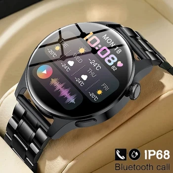 Bluetooth Çağrı telefon akıllı izle erkekler Su Geçirmez Spor Spor İzci Hava Ekran 2022 Yeni İzle smartwatch erkekler İçin Huawei