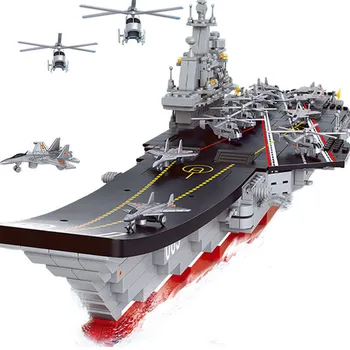 DONANMA Askeri Yapı Taşları Uçak Cruiser Savaş Gemisi Savaş Gemisi Denizaltı Silah ORDU DIY Yaratıcı Tuğla Brinquedos Erkek Çocuk Oyuncakları
