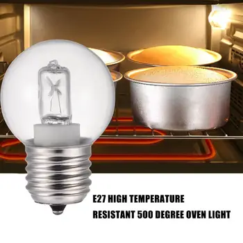 E27 40W Sıcak Beyaz Fırın Ocak Ampul Lamba İsıya Dayanıklı ışık 110-250V 500 Derece Yüksek Sıcaklık Mutfak ocaklı fırın Ampuller