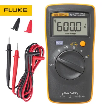 FLUKE Dijital Multimetre F101 / KİTİ 106 / F107 El Dijital Multimetre Otomatik Kademe Multimetre