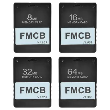 FMCB V1. 953 Kartı Hafıza Kartı ForPS2 Playstation 2 Ücretsiz McBoot Kartı 8MB 16MB 32MB 64MB Yüksek Hızlı Oyun Hafıza Kartı