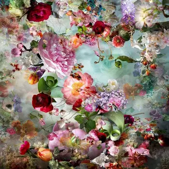 GATYZTORY 60x75cm Çerçeve DIY Boyama By Numbers akrilik renkli Çiçek El Boyalı Yağlı Boya By Numbers Ev duvar süsü