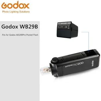 Godox WB29 WB29B Orijinal pil değiştirme 14.8 V 3100mAh Xplor AD200 AD200Pro Gdox AD200 AD200Pro