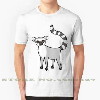 Halka Kuyruklu Lemur Moda Vintage Tshirt T Shirt Lemur Halka Kuyruk Halka Kuyruklu Madagaskar Orman Maymun Orman Yaban Hayatı Sevimli