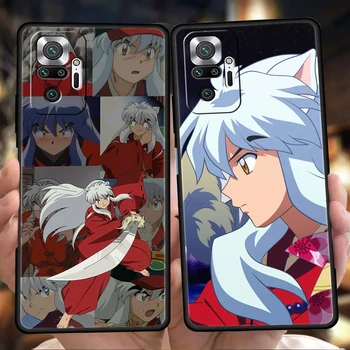 Inuyasha Anime telefon kılıfı Redmi İçin Not 10 11 Pro K40 Oyun 11T 9T 7 8 8T 9 8A 9A 9C 9S Pro Yumuşak Darbeye Dayanıklı Kabuk Fundas Coque