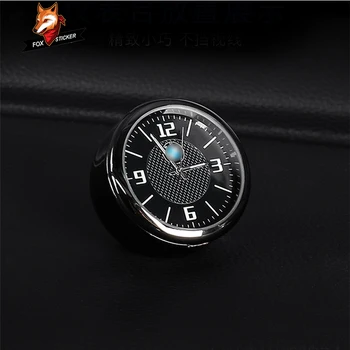 Iç Aydınlık Elektronik quartz saat Araba Saat Tamir Süsler BMW Araba Aksesuarları