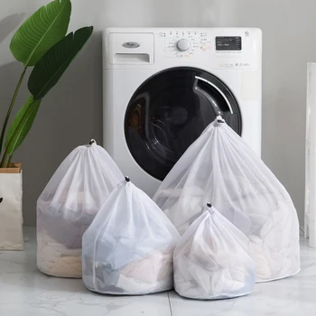 İpli file çamaşır torbası Iç Çamaşırı Sutyen Çorap çamaşır torbası Çamaşır Makinesi Çamaşır Net Çanta Kirli Giysiler Yıkama Torbaları Organizatör
