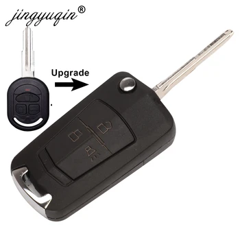 jingyuqin Modifiye Katlanır Uzaktan Anahtar Kabuk için Chevrolet Lacetti Optra Nubira Araç Cep Buick Alarmı 2005-2009 Fob Vaka
