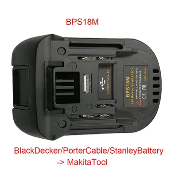 Makita 18V Aracı Bl1830 Bl1840 18V Pil BPS18M DM18M BS18MT Pil Adaptörü Porter Kablo 20V Lityum Pil