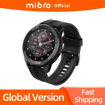 Mibro İzle X1 Küresel Sürüm 350mAh Pil 1.3 İnç AMOLED Ekran SpO2 Ölçüm Bluetooth Spor ios için akıllı saat Android