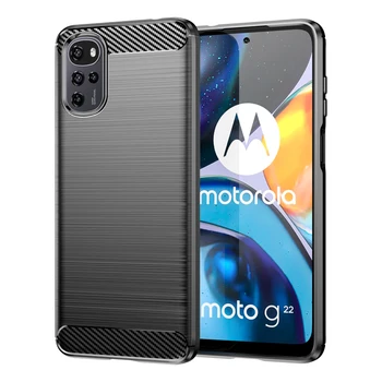 Motorola Moto G22 motorola kılıfı Moto G22 Coque Darbeye Koruyucu Silikon Telefon Tampon Moto G22