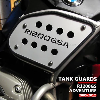 Motosiklet Tankı Muhafızları koruma kapağı Çerçeve Crash Barlar Tampon Uzatma BMW İçin Fit R1200GS Macera R 1200 GS 2005 - 2012