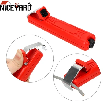 NICEYARD 8-28mm Plastik Saplı elektrik teli Stripper Bıçak Ayarlanabilir Dayanıklı Kablo Sıyırma Bıçağı Mini Elektrikçi Bıçağı