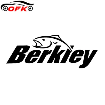 OFK Berkley Balık Balıkçılık Araba-Styling Vinil Araba Sticker Dekor 10.9 cm * 4 cm
