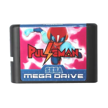Pulseman (Darbe Adam) 16 bitlik MD Oyun Kartı Için Sega Mega Sürücü Genesis