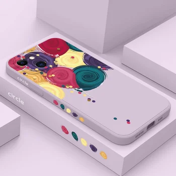 Renkli Balonlar Telefon Kılıfı İçin iPhone 13 12 11 Pro Max Mini X XR XS MAX SE2020 8 7 Artı 6 6S Artı Kapak