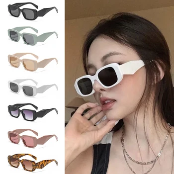Retro Kare Güneş Gözlüğü Kadınlar İçin Vintage Küçük Çerçeve Moda Lüks Tasarımcı güneş gözlüğü UV400 Gözlük Trend Ürünleri