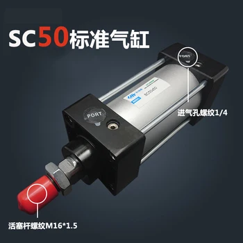 SC50*100 50mm Çap 100mm İnme SC50X100 SC Serisi Tek Rod Standart Pnömatik Silindir SC50-100