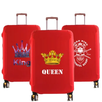 Seyahat Bavul Toz Bagaj Koruyucu Elastik Bagaj Kapağı için 18-28 İnç tekerlekli çanta Kral Serisi Seyahat Aksesuarları