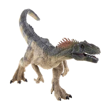  Simülasyon Katı Statik Hayvan Modeli Süs Gerçekçi Allosaurus Çocuk Eğitim Prop Sahne Dekorasyon Dinozor