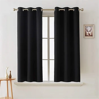 Siyah Karartma Termal Yalıtımlı Perdeler Oturma Odası Yatak Odası Pencere Tedavi Su Geçirmez Perde Panelleri