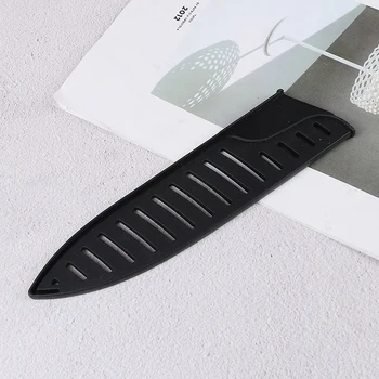 Siyah Plastik Mutfak bıçağı Bıçak Koruyucu Kılıf Kapak için 8 İnç Bıçak kapağı Plastik seramik bıçak kapağı koruyucu kapak