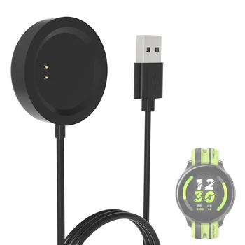 Smartwatch şarj ünitesi adaptörü USB şarj kablosu Manyetik Güç şarj kablosu için Realme için T1 Spor akıllı saat Aksesuarları