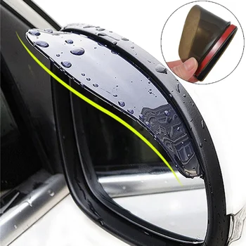 Sıcak Araba Kapakları dikiz aynası Kapağı Dikiz Aynası Sticker Araba Yağmur Visor Skoda Fabia Rapid Superb Yeti Araba Sticker