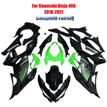 Tam Fairing Kitleri İçin Kawasaki Ninja 400 ABS enjeksiyon kalıplama Fairing kitleri İçin Kawasaki Ninja 400 2018/2021 Tam Fairings Kitleri