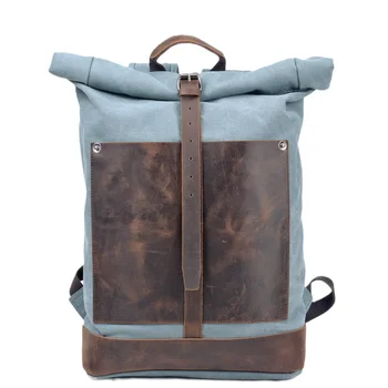 Tuval büyük kapasiteli eğlence sırt çantası giyilebilir açık spor dağcılık çantası erkekler ve kadınlar için seyahat çantası