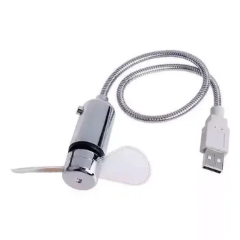 USB Mini Esnek Zaman Dayanıklı Ayarlanabilir USB Gadget Mini Esnek led ışık USB fan dizüstü PC Notebook İçin Zaman Göstergesi