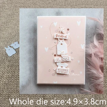 Yeni Tasarım Zanaat Metal şablon kalıp Kesme Ölür bebek giysileri dekorasyon karalama defteri die keser Albümü Kağıt Kartı Zanaat Kabartma