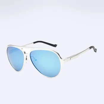 YSO Mavi Güneş Gözlüğü Erkekler İçin Polarize UV400 Gözlük Alüminyum Magnezyum Çerçeve TAC Lens Gözlük sürüş gözlükleri Erkekler İçin 8560