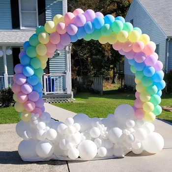 Yuvarlak Balon Kemer Kiti Tutucu Yay Balon Daire Çelenk Balon Standı Düğün Doğum Günü Partisi Dekoru Bebek Duş Arka Plan